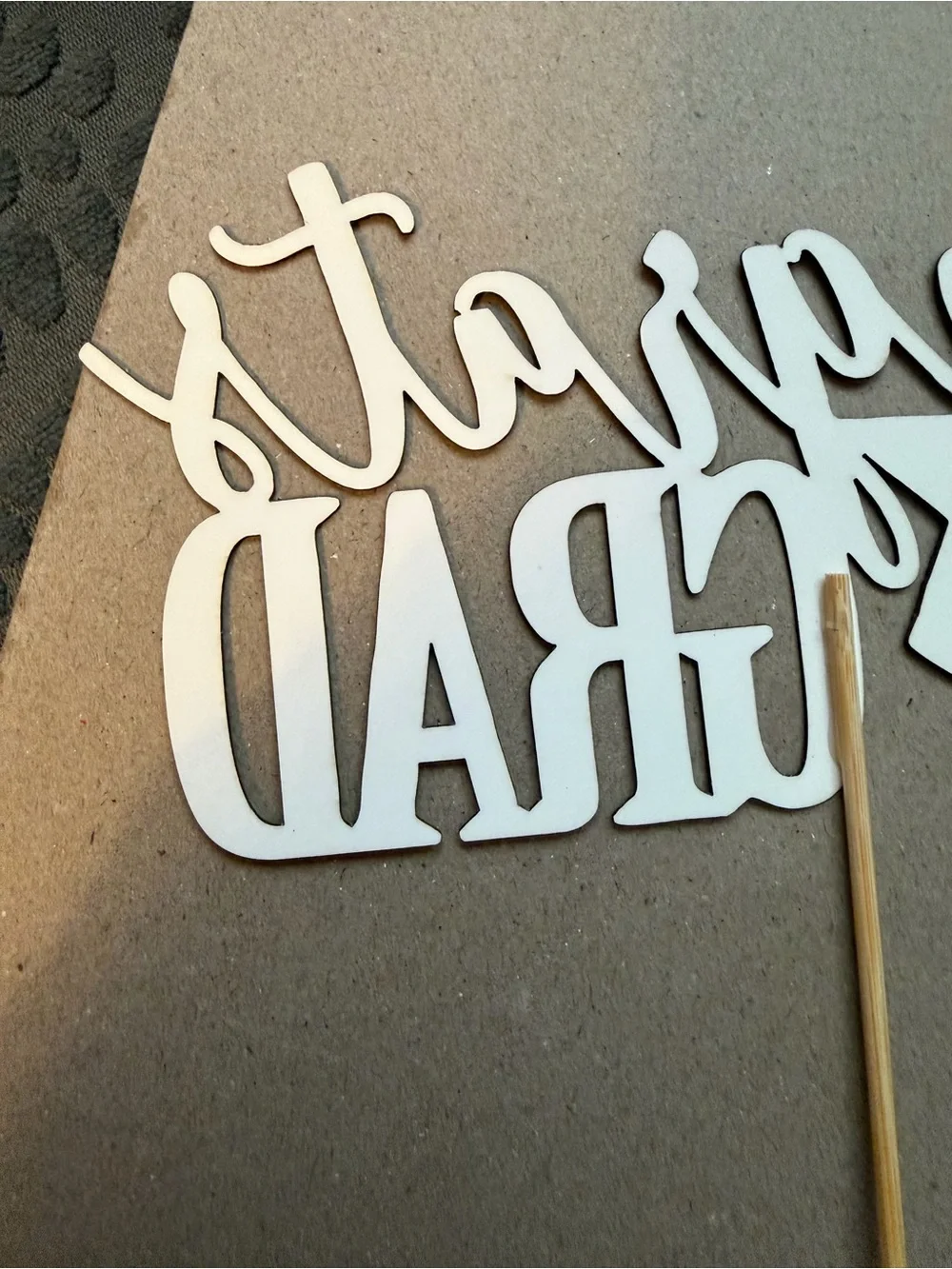 Congrats Grad Cake Topper, Graduation Party (Black/Gold 6.6inch)